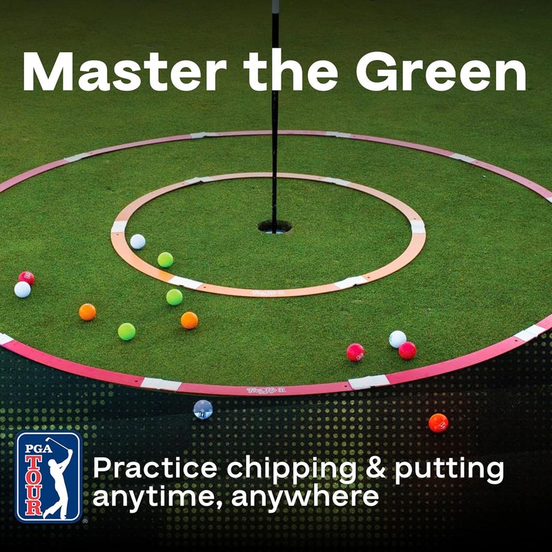 Golfgen PGA Tour Golf Practice Aids by : Premium Chipping Nets, Putting Rings, & Targets, Indoor & Outdoor Training, Improve Accuracy & Control, Master Putting and Chipping, Portable for On The Go - Image 2